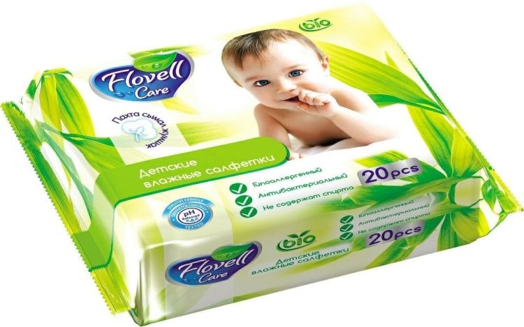 Flovell Care Влажные салфетки