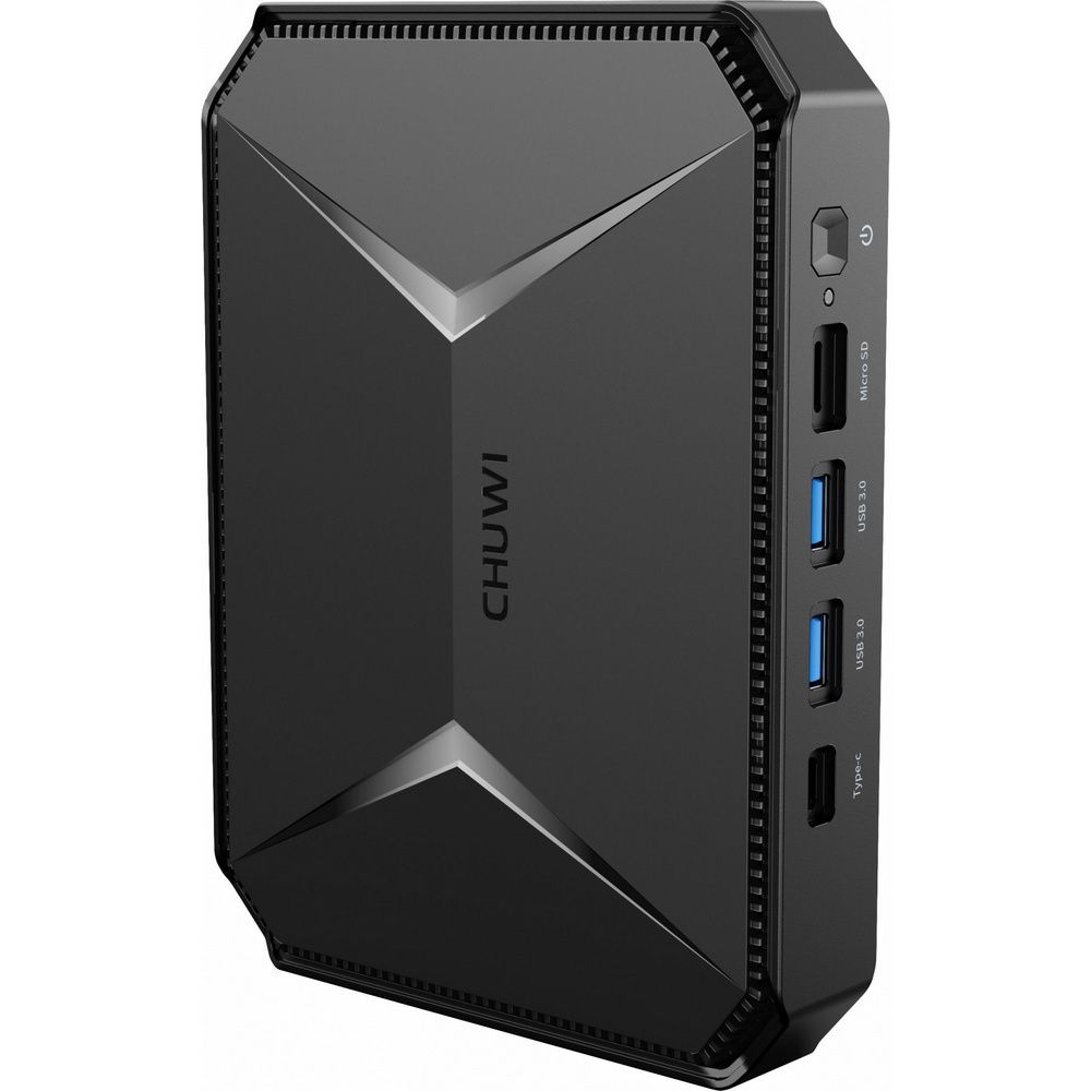 CHUWI Мини-ПК HeroBox (Intel Processor N100, RAM 8 ГБ, SSD 256 ГБ, Intel UHD Graphics, ), 6935768752783, черный