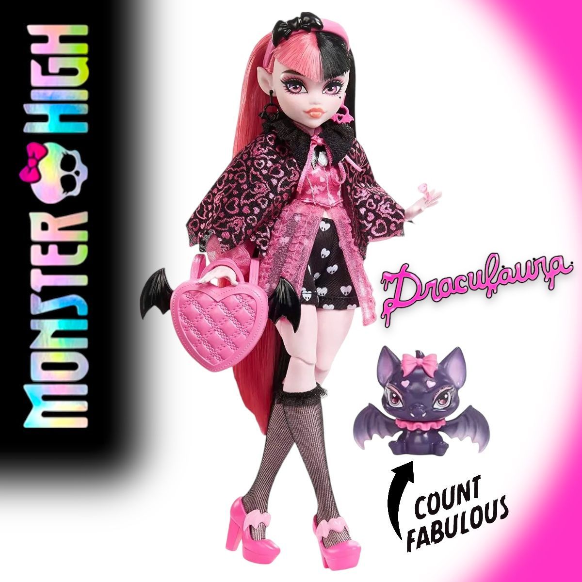 Кукла Monster High Draculaura Монстр Хай Дракулаура HHK51