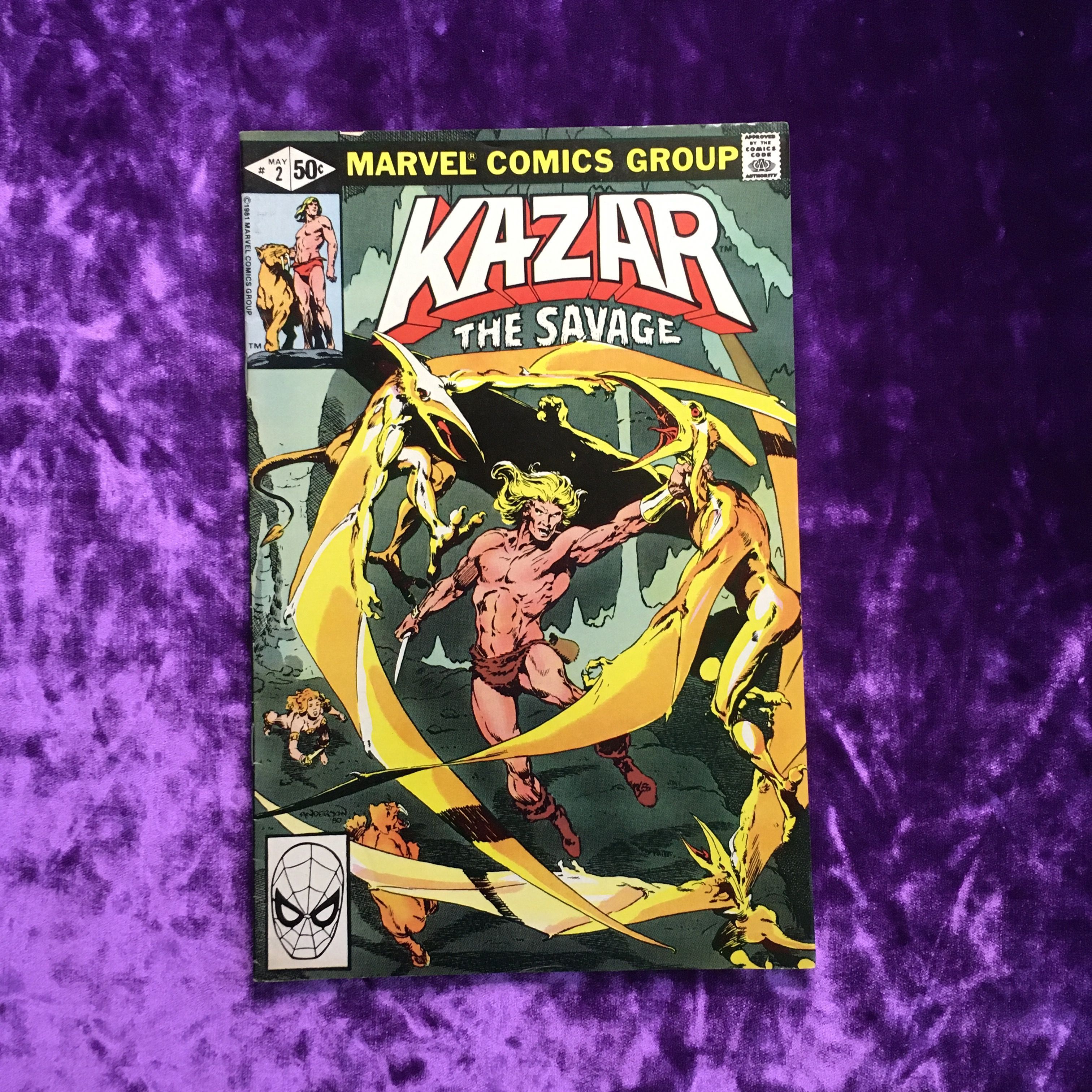 Ka-zar the savage. To Air Is Human! Vol. 1 No 2 MAY 1981. Оригинальный комикс на английском языке