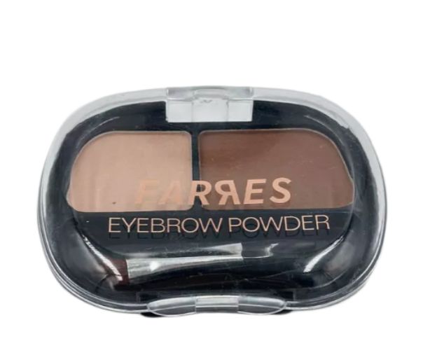 Farres cosmetics Тени для бровей матовые, 2 цвета, тон 01, 5 гр