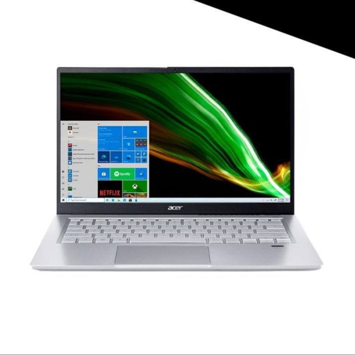 Acer Swift 3 SF314-43-R16V Ноутбук 14", AMD Ryzen 5 5500U, RAM 8 ГБ, SSD 512 ГБ, AMD Radeon Graphics, Без системы, (NX.AB1ER.018), серебристый, Русская раскладка