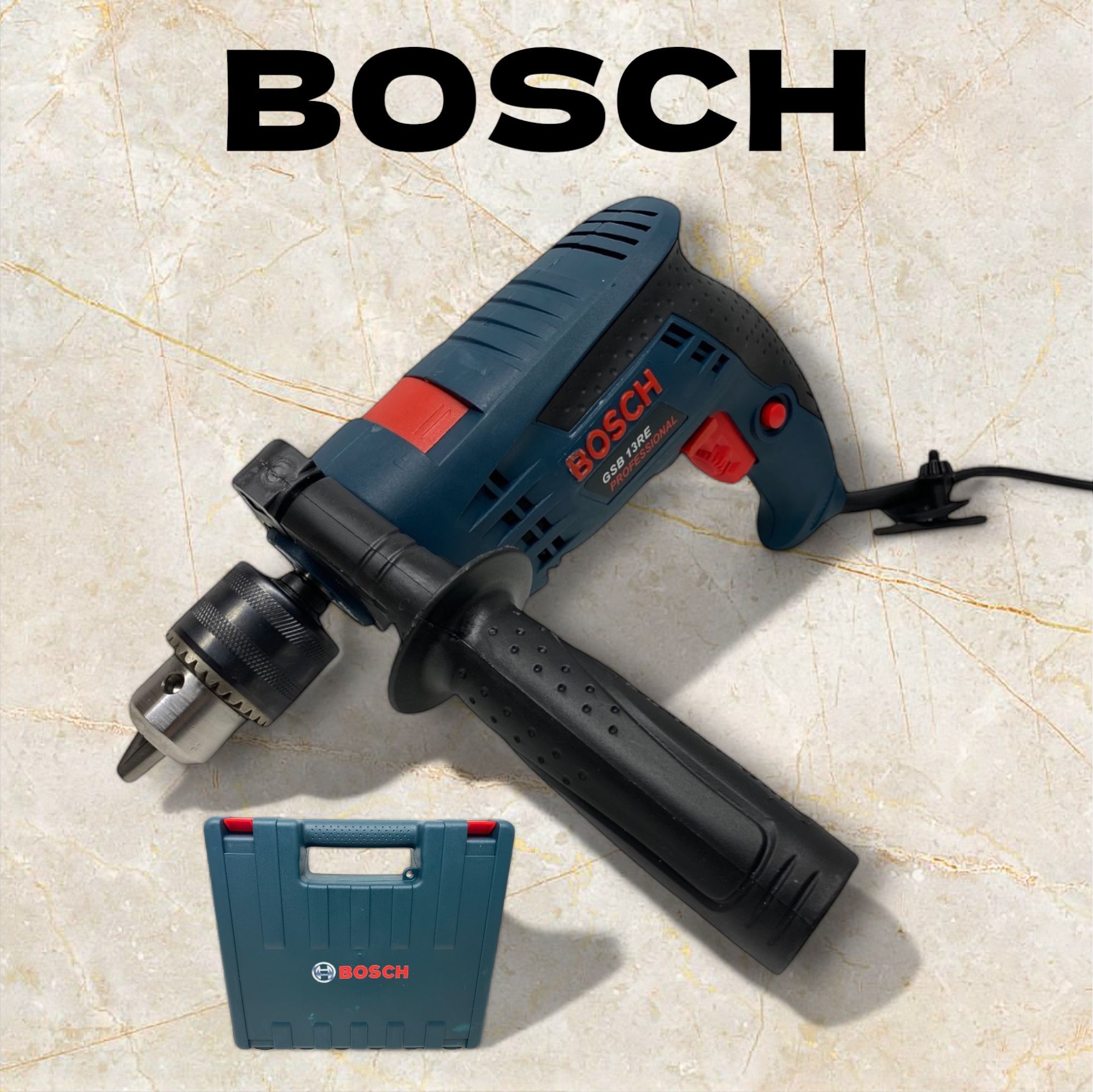 Дрель ударный электрический BOSCH GSB 13 RE 900Вт