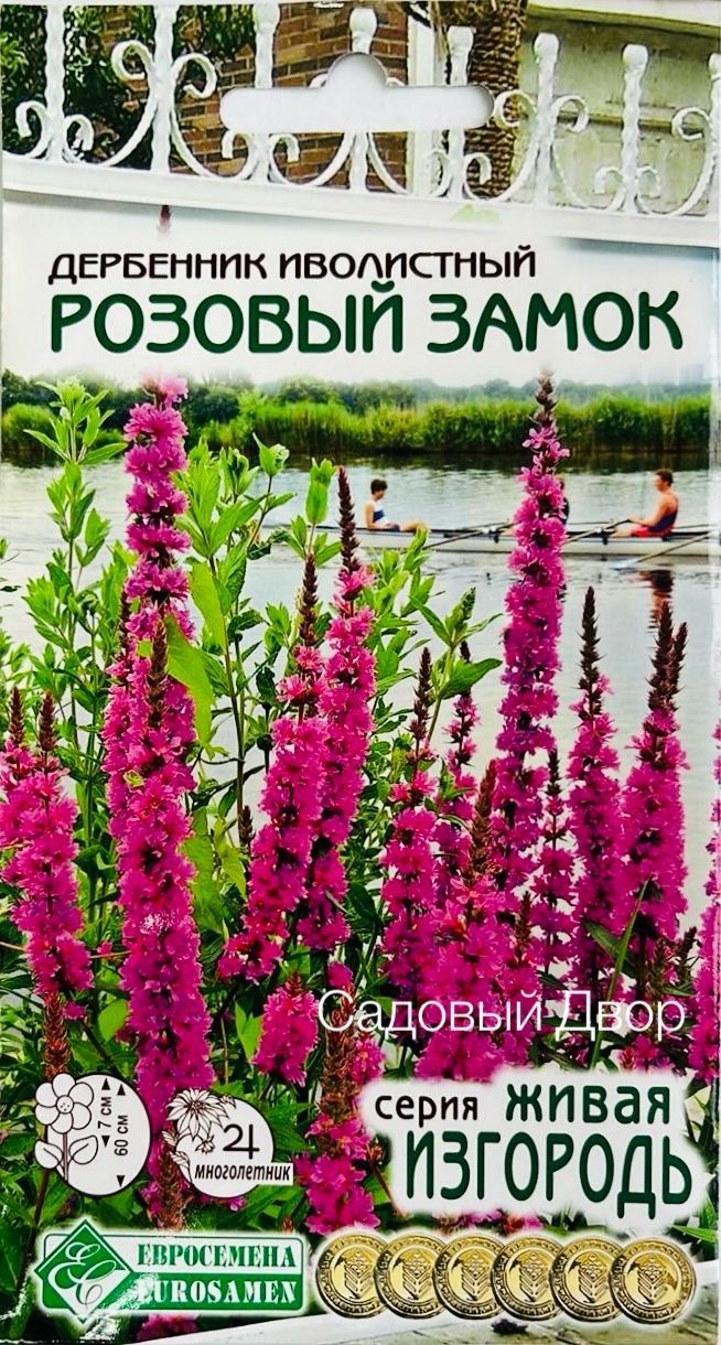 Дербенник иволистный РОЗОВЫЙ ЗАМОК, 1 пакет, семена 0,1 гр, Евросемена