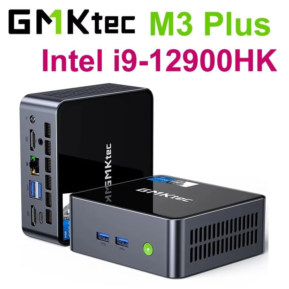 GMKtecМини-ПКM3PLUS(IntelCorei9-12900HK,RAMОтсутствует,IntelIrisXeGraphics,)