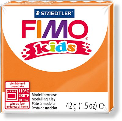 Полимерная глина для детей FIMO kids 4 (оранжевый) 42г