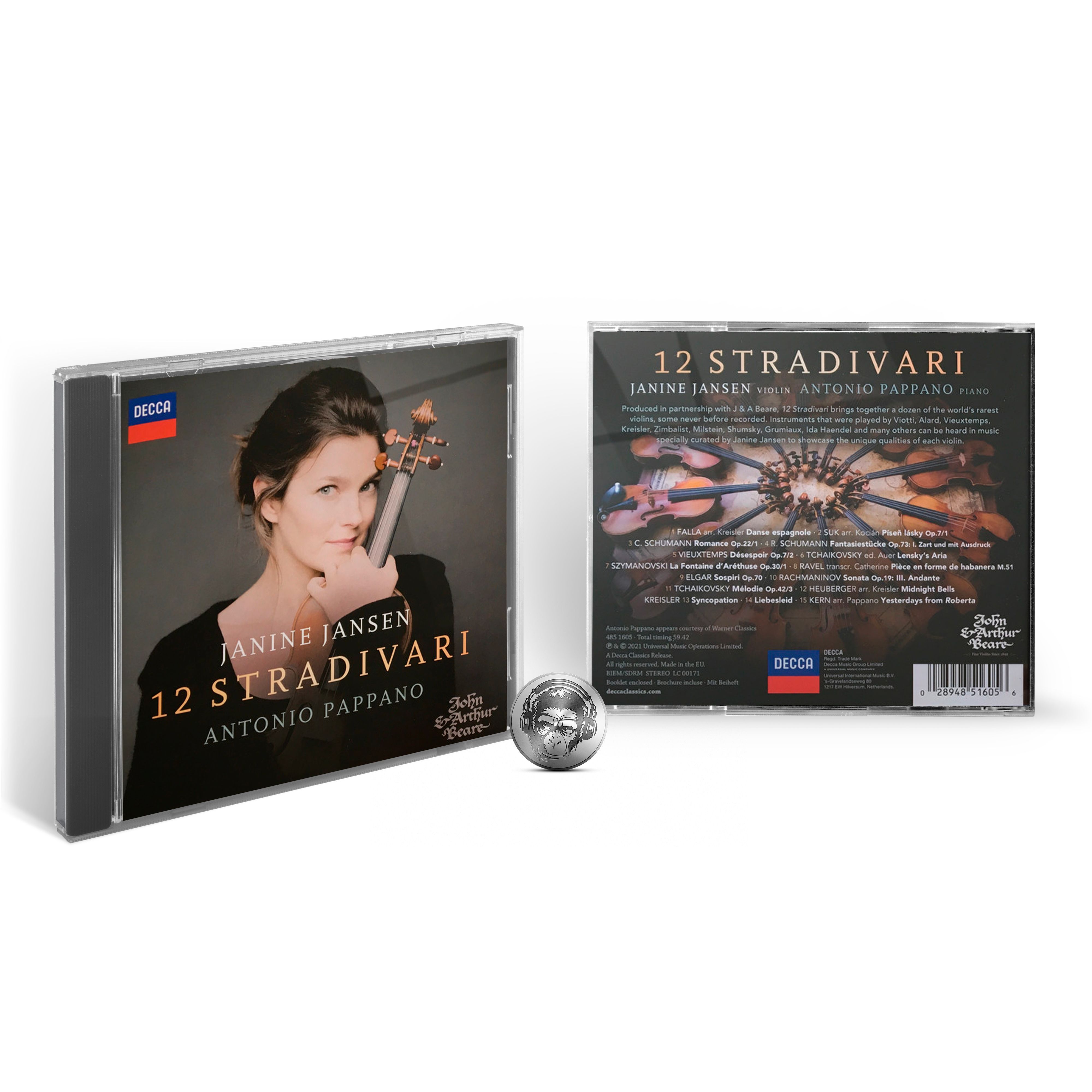 Музыкальный диск Janine Jansen - 12 Stradivari (1SACD) 2022 Decca Jewel