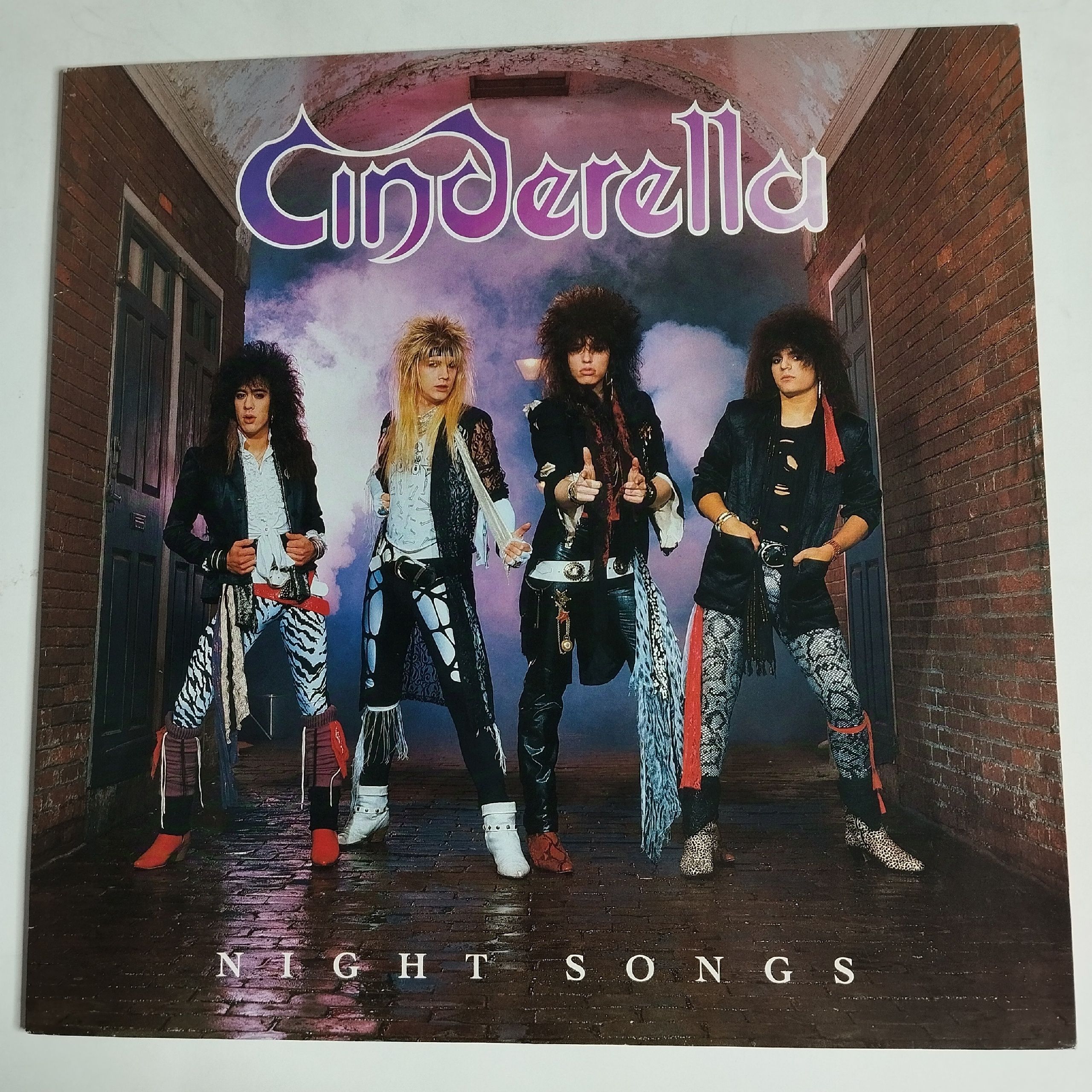 Винтажная виниловая пластинка LP Cinderella Night Songs (Holland 1986)