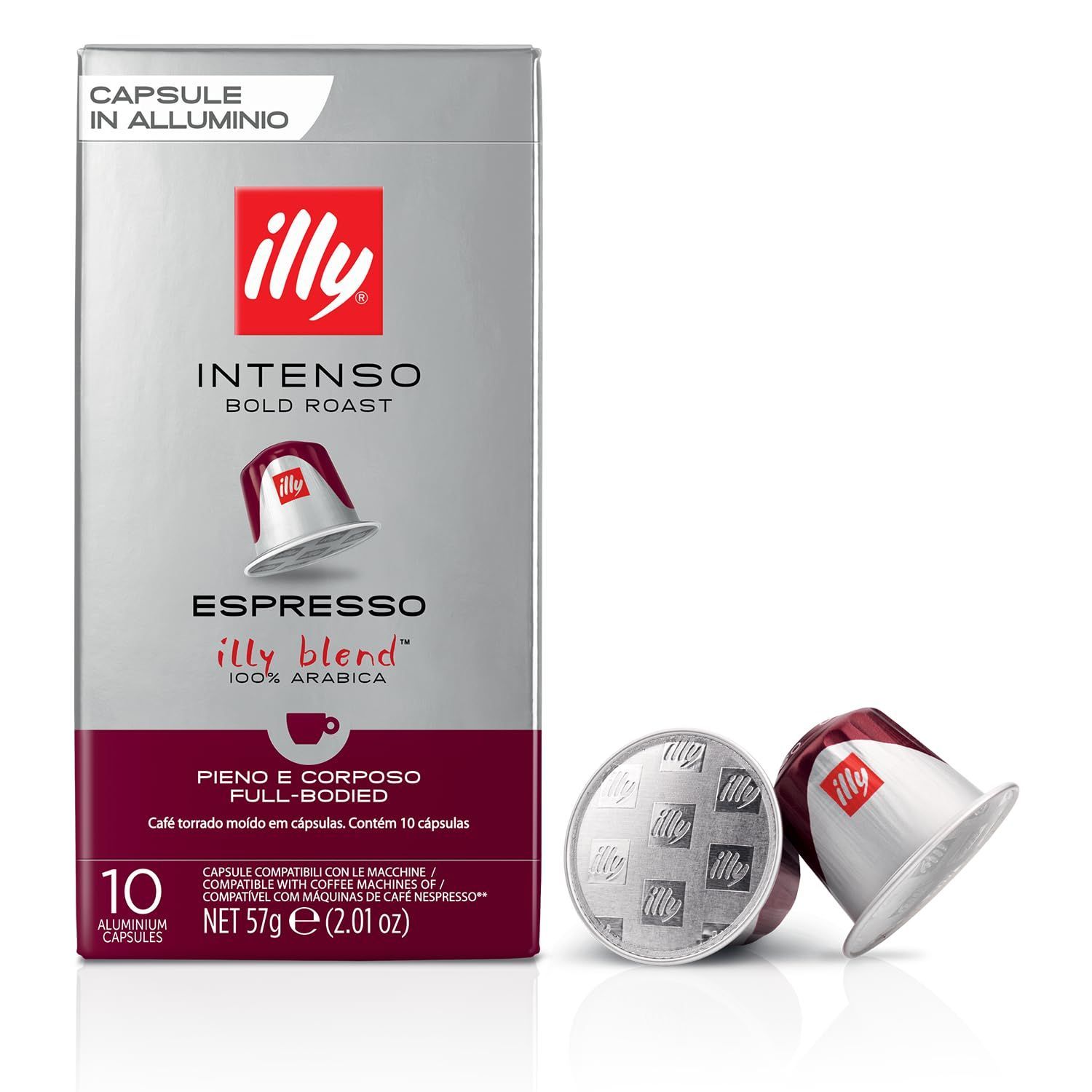 Кофе в капсулах ILLY INTENSO ESPRESSO, 10 шт., для кофемашины Nespresso Original