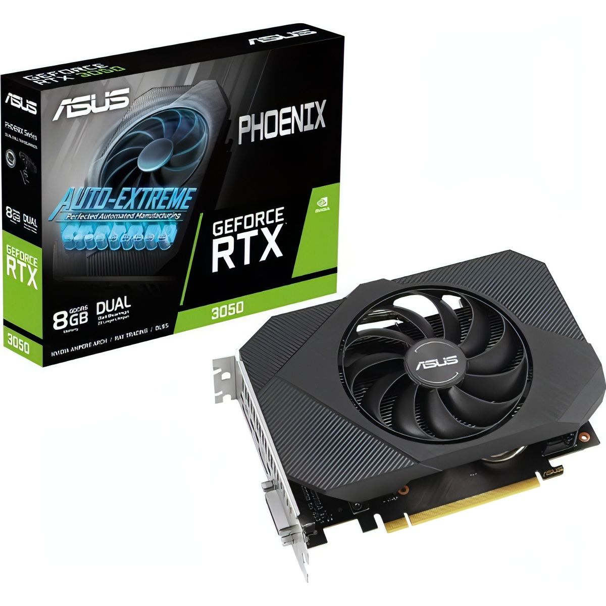 ASUS Видеокарта GeForce RTX 3050 8 ГБ (195553815451,0195553815451,4711081815457)