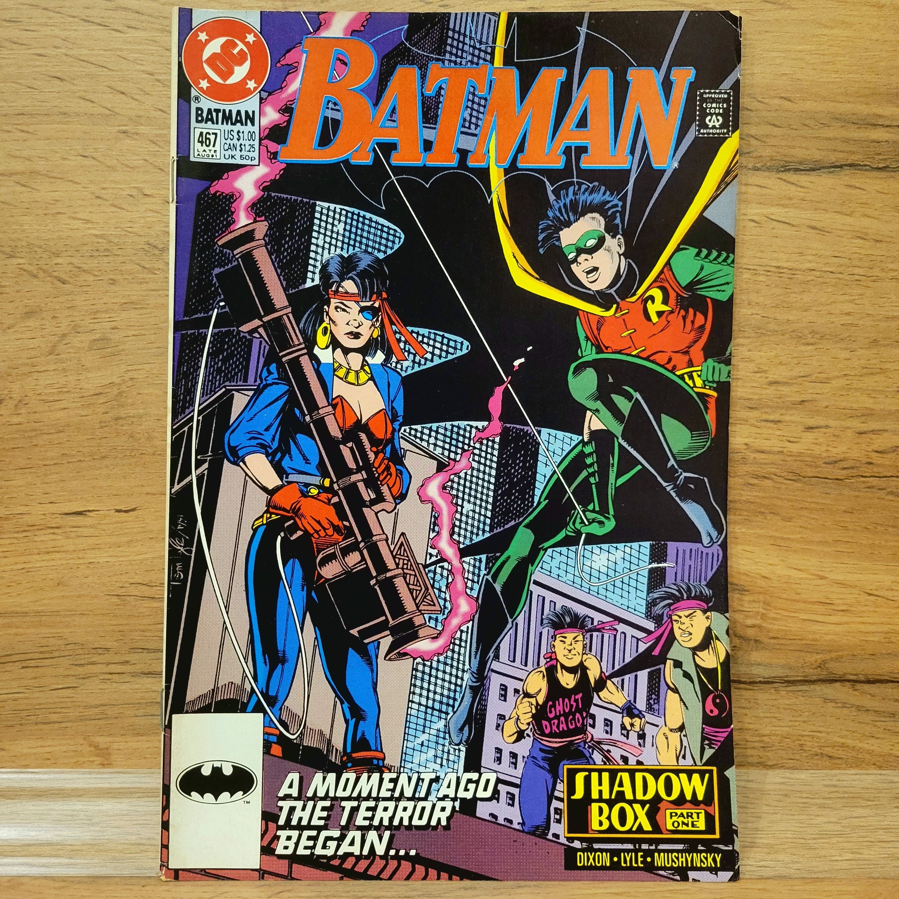 Ретро Комикс Batman #467. 1991 Год. | Lee, Lee Anderson G.