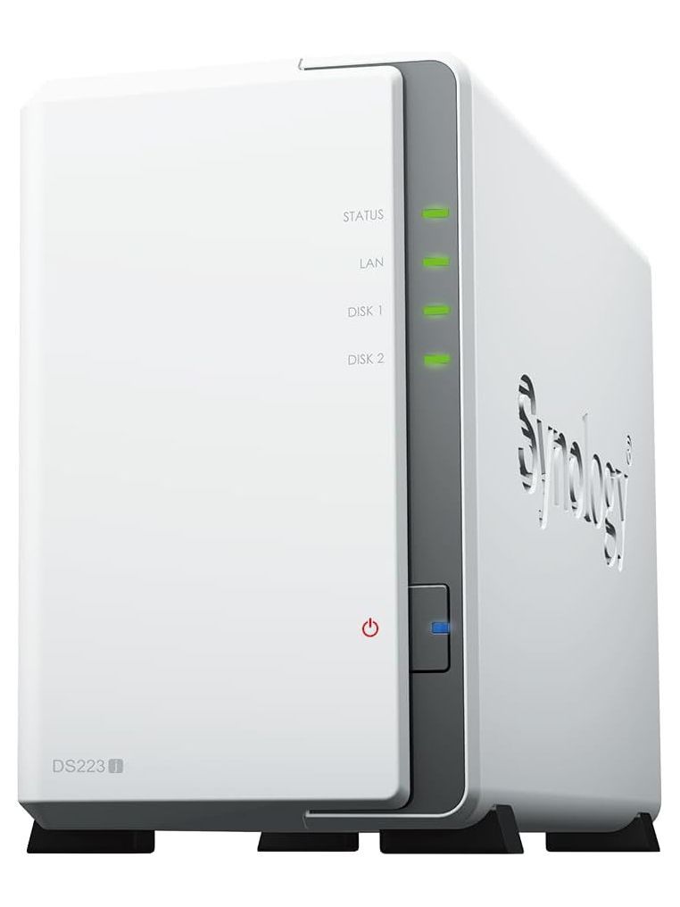 SYNOLOGYКомпьютерныйкорпус2-Bay,белый(SynologyDS223j)