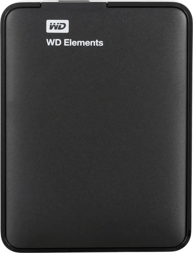 Western Digital 2ТБ Elements Портативный внешний жесткий диск HDD, USB 3.0, совместим с ПК