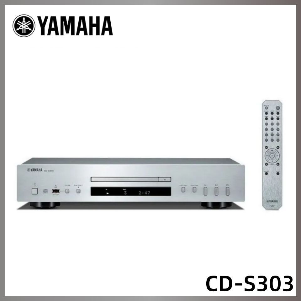 ПроигрывательYamahaCD303CDскачествомзвукаHiFiUSB-черный