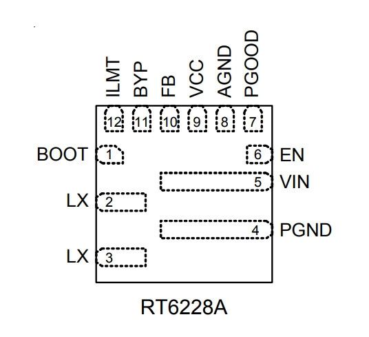 МикросхемаRT6228AGQUFK6Bulk