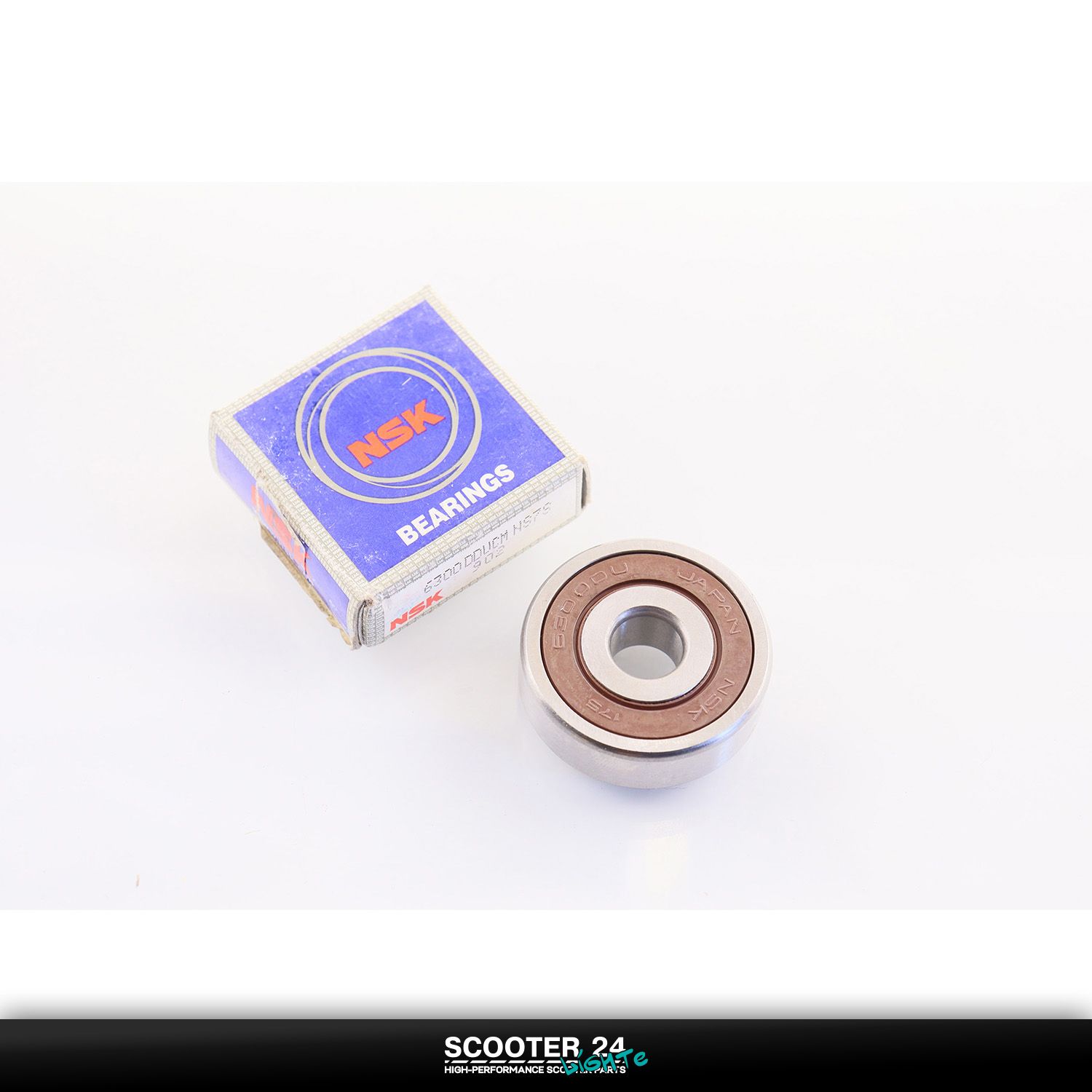 Подшипник переднего колеса 6300 - 2RS 10*35*11 (Delta) на диск мопеда Дельта "NSK"