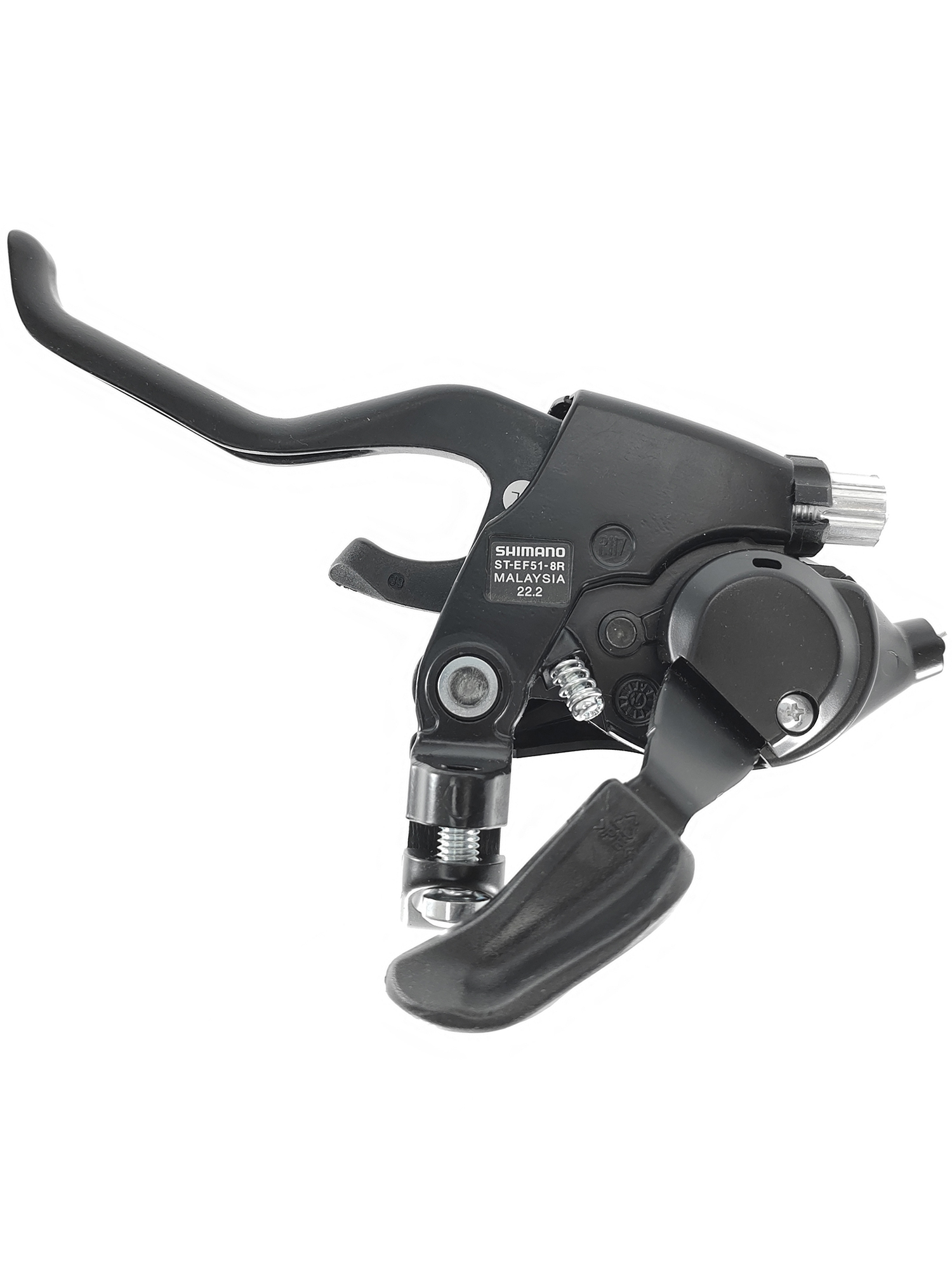 Shimano Шифтер ручка тормоза ST-EF51, 8 скоростей, под 2 пальца, под правую руку, трос 205 см — Товары для велоспорта — фото 3