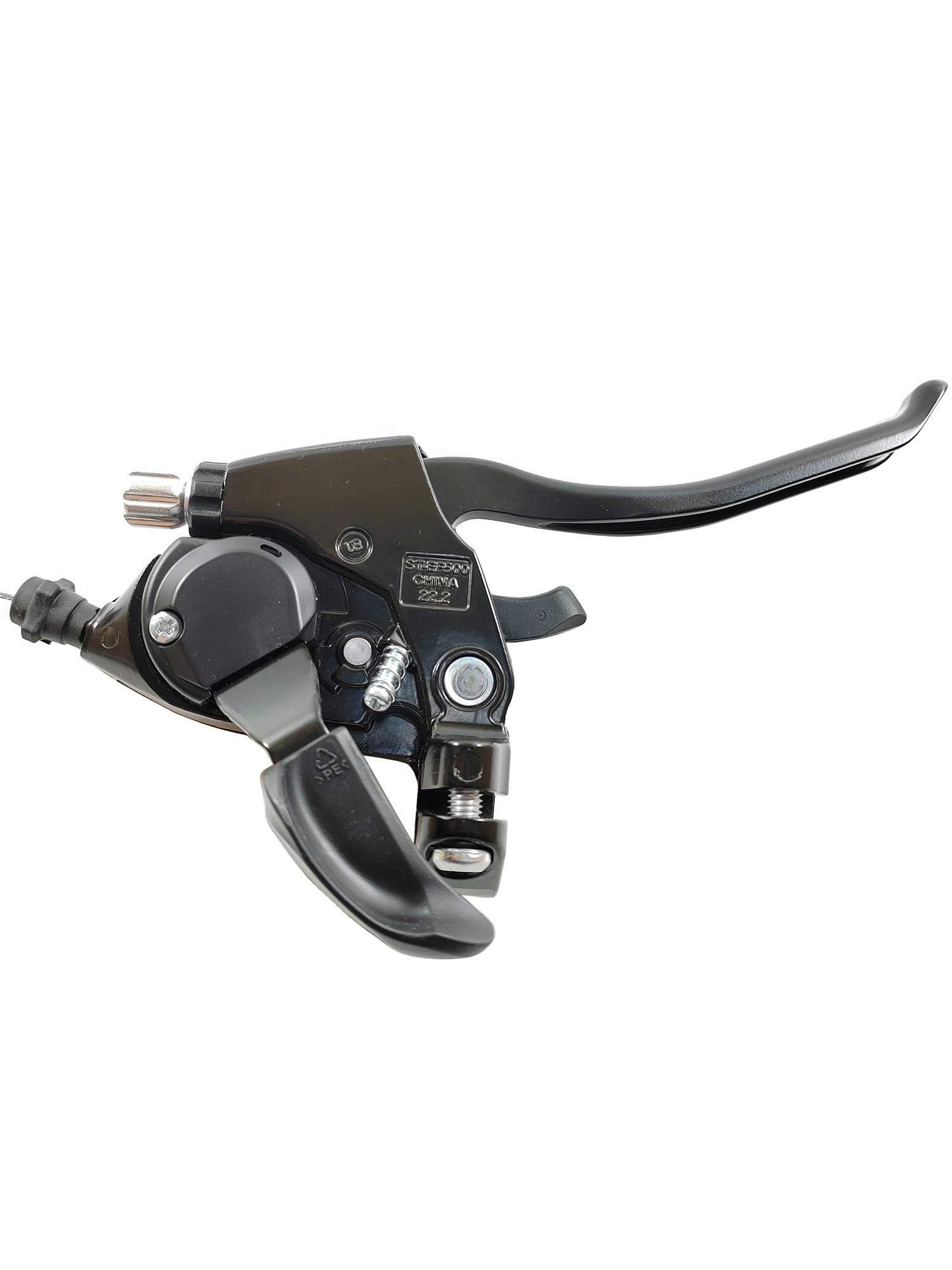 Shimano Шифтер ручка тормоза ST-EF500, 3 скорости, под 4 пальца, под левую руку, трос 180 см, черный — Каталог Ozon — фото 3