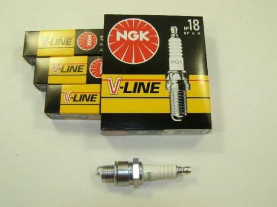4шт. Комплект свечей (свечи) зажигания NGK 3975/BP6H/ VL18 для ГАЗ, УАЗ: ЗМЗ 402: УМЗ 417, 421, 451