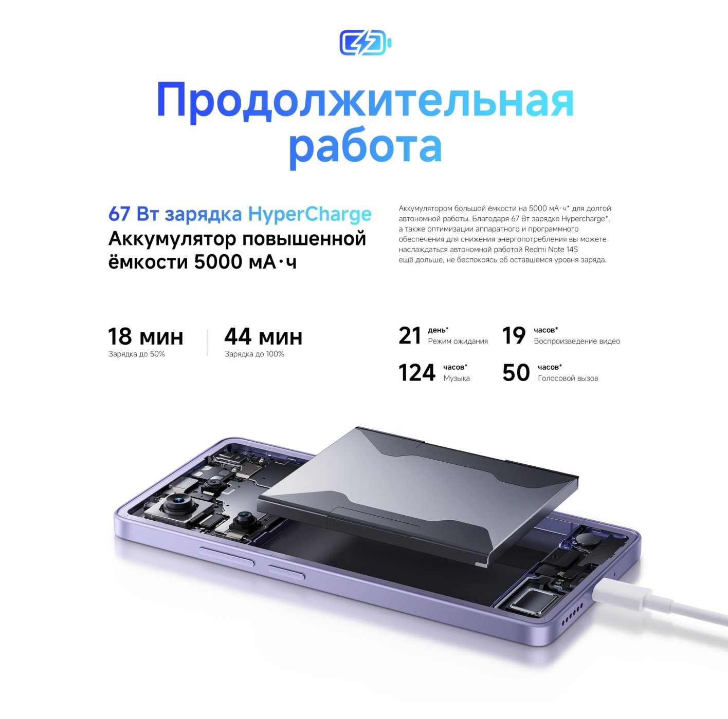 Xiaomi Смартфон Redmi Note 14S 8/256 ГБ, черный(图16)