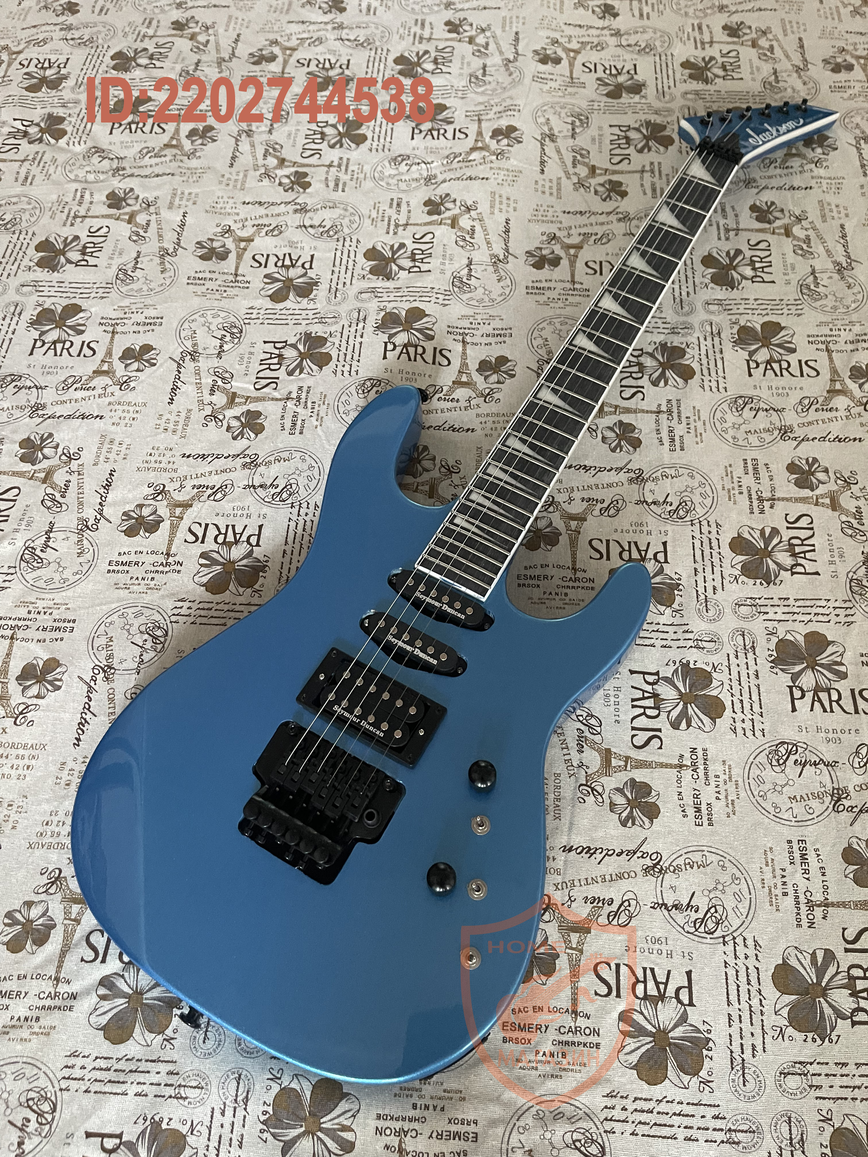 ЭлектрогитараIbz7V/JacksonПерсонализированныйцветочныйузорсводнойпечатью6-струнная