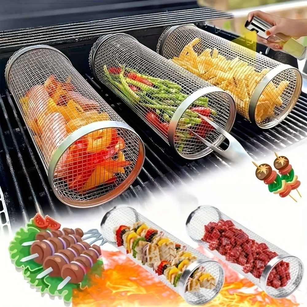 1комплектиз3предметов(решеткадлягриля+вилкадлягриля+крюк)