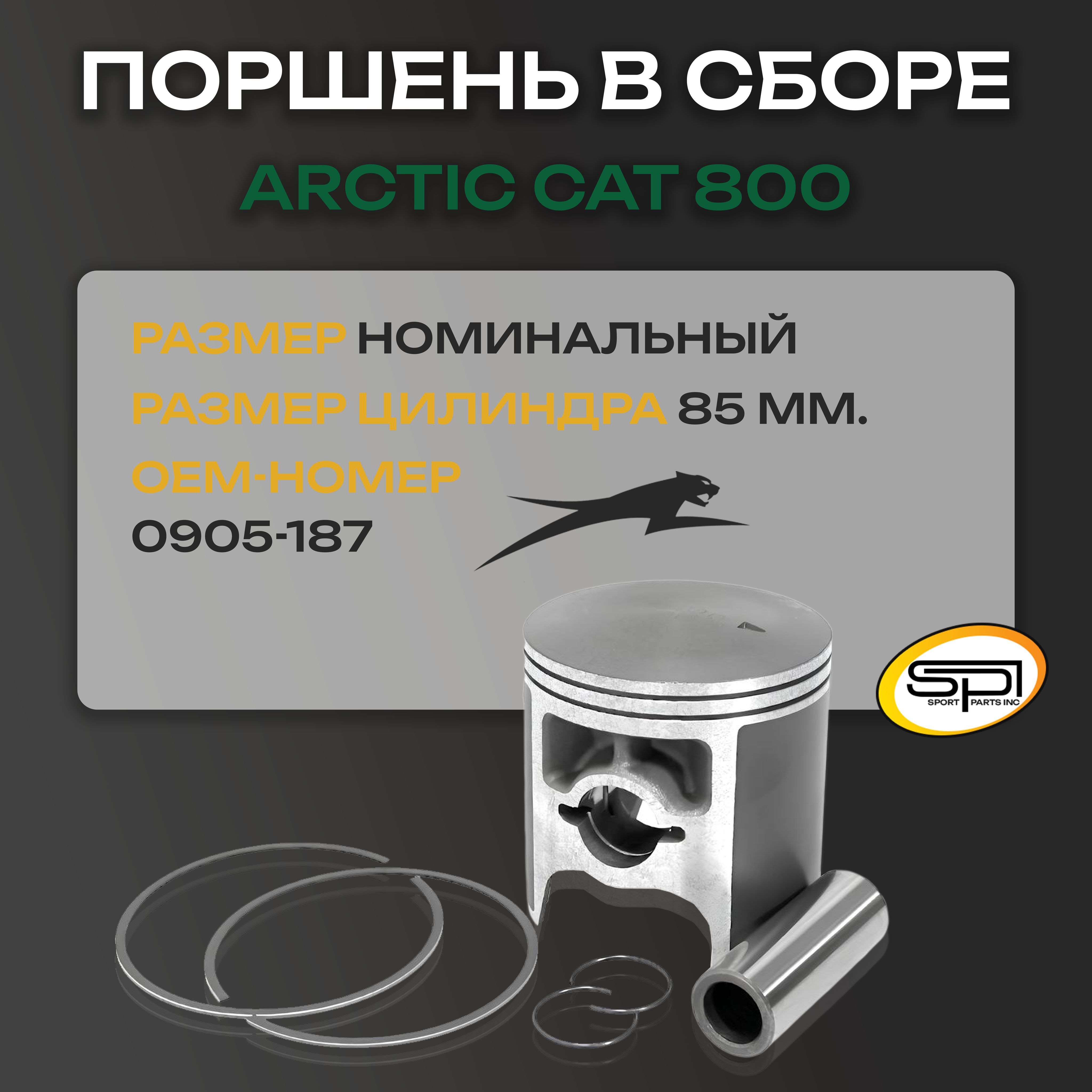 Поршень Arctic Cat 800 (T-Moly, номинал)