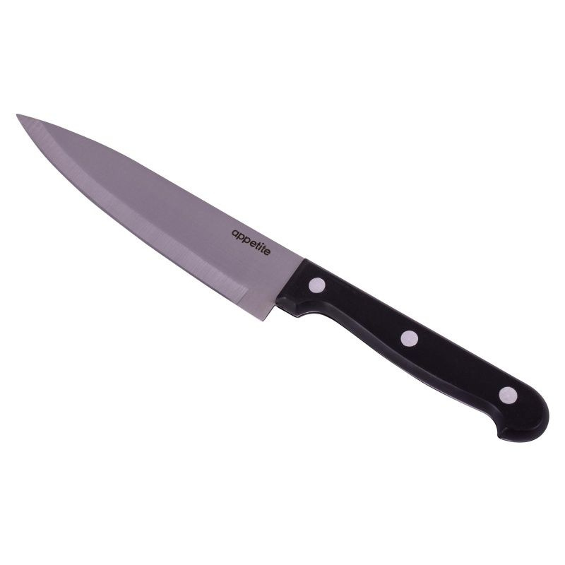 Кухонный нож Appetite "Шеф", поварской, нержавеющая сталь, 15 см  #1