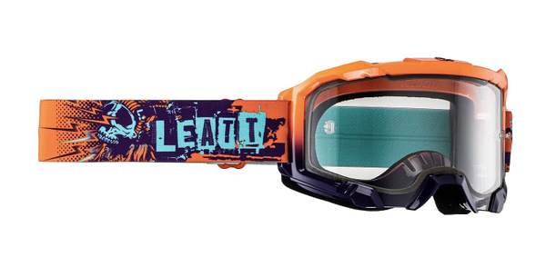 Кроссовые очки LEATT Velocity 4.5 Orange Clear 83%, 2023 - купить по ...
