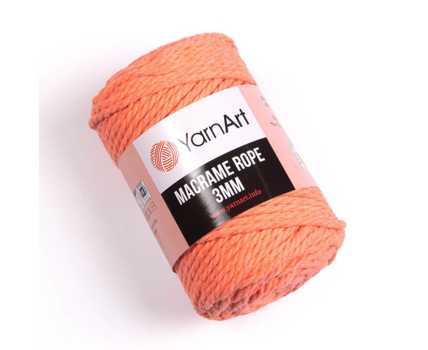 пряжа Макраме Роп 3 мм (Macrame Rope 3 mm) - купить с доставкой по ...