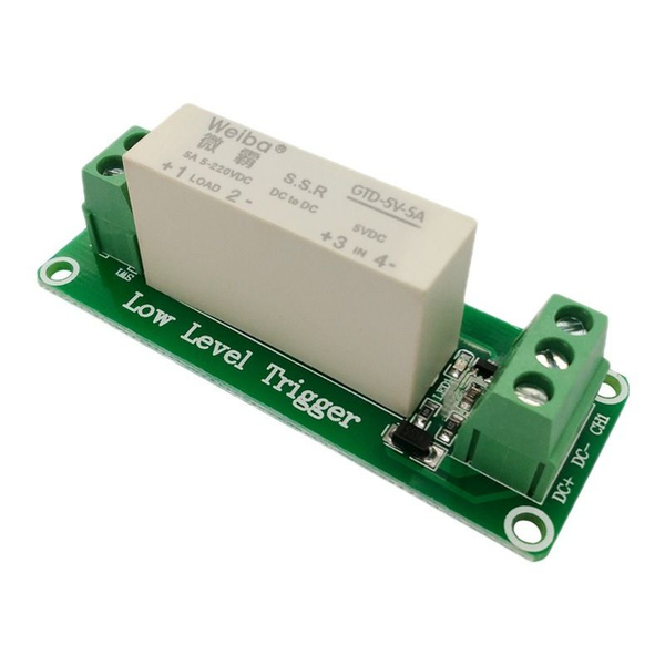 Модуль твердотельного реле DC-DC, low-level, 5В 5А - купить с доставкой ...