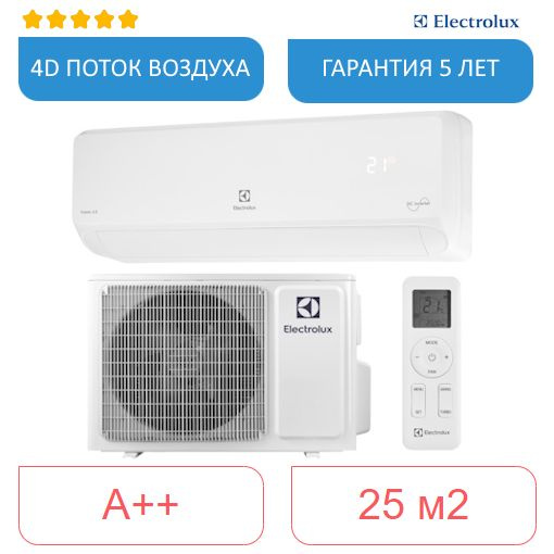 Сплит-система инверторного типа Electrolux EACS/I-09HF2/N8 комплект ...