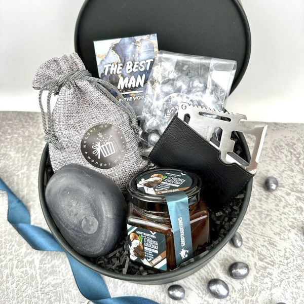 Подарочный набор мужской "Лучшему мужчине" Wonder me box в коробке ...