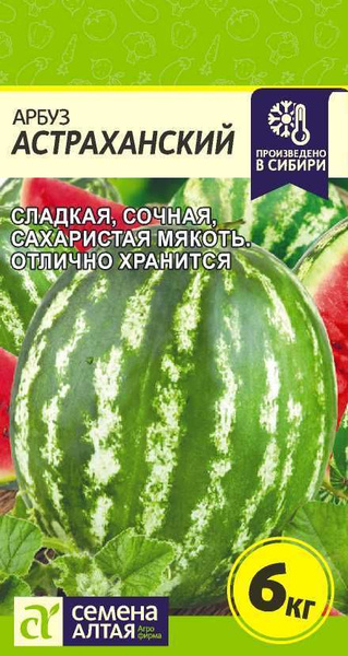Арбуз Семена Алтая Арбуз_Астраханский - купить по выгодным ценам в ...