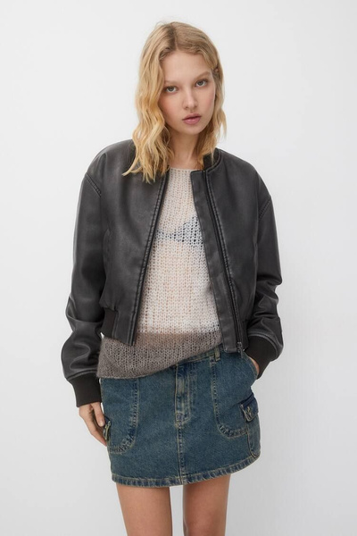 Бомбер Pull&Bear - купить с доставкой по выгодным ценам в интернет ...