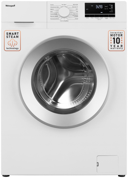 Стиральная машина Weissgauff WM 4527 DC Inverter Steam с инвертором и ...