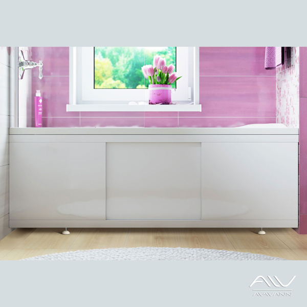 Вопросы и ответы о Экран под ванну Alavann Crystal 150 см раздвижной ...