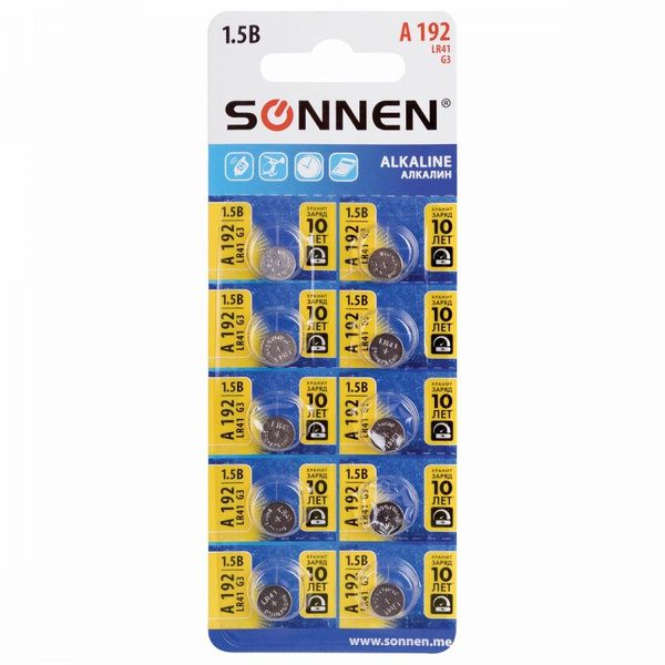 Sonnen Батарейка, 50 шт - купить с доставкой по выгодным ценам в ...