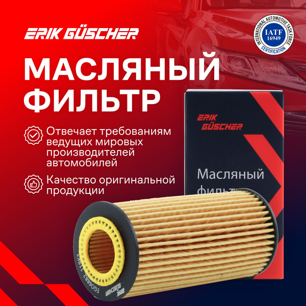 Фильтр масляный ERIK GUSCHER Шкода Октавия а5 а7, Фольксваген Пассат ...