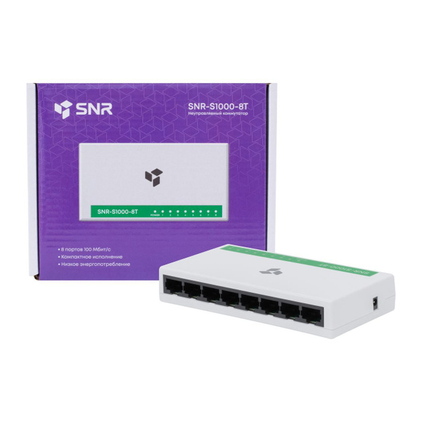 Коммутатор SNR SNR-S1000-5T - купить по выгодной цене в интернет ...