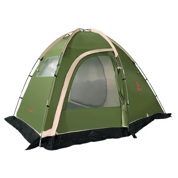 Палатка BTrace Dome 4 (зеленая) - купить по выгодной цене в интернет ...