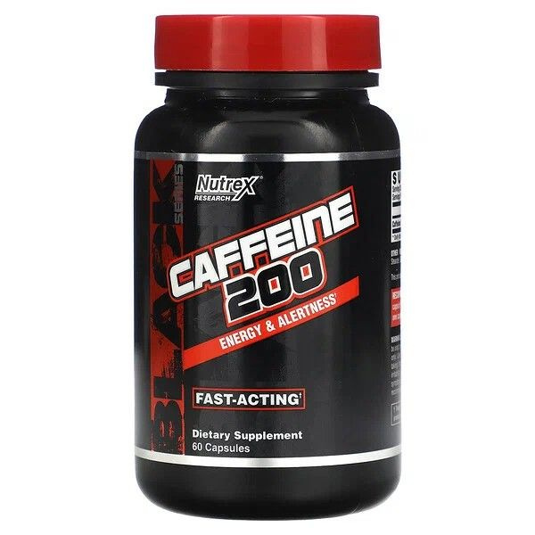 Нутрекс Кофеин 200 // Nutrex Caffeine 200, 60 капсул. Годен до: 06 ...