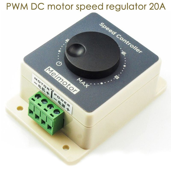 20A PWM Регулятор скорости двигателя постоянного тока 12 В/24 В/36 В/48 ...