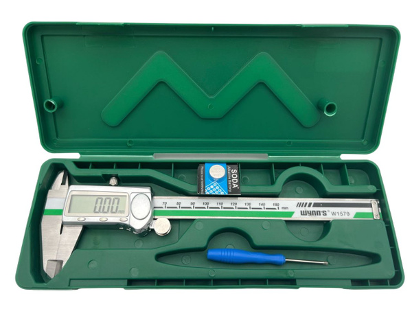 Штангенциркуль электронный 150мм, 60" с глубиномером метрический и ...