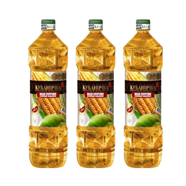 Кубаночка кукурузное раф. 1л - 3шт купить на OZON по низкой цене в ...