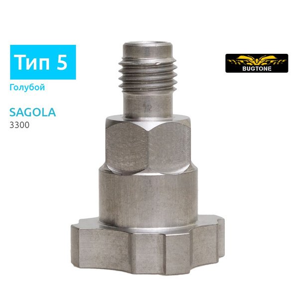 Стальной адаптер переходник (тип 5) PPS для краскопульта Sagola 3300 ...