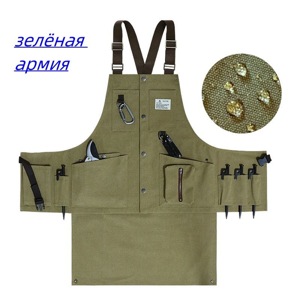 Фартук холст садоводство столярный мужской рабочий фартук - купить с ...