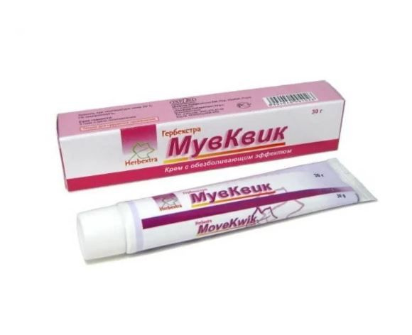 OXFORD HERBEXTRA Крем с ментолом с обезболивающим эффектом МувКвик, 30 ...