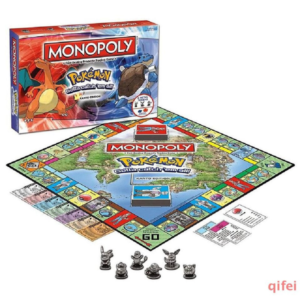 MONOPOLY Pokemon Board Game МОНОПОЛИЯ Покемон Настольная игра - купить ...