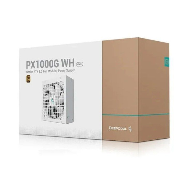 Deepcool Блок питания компьютера PX-G WHITE, 1000 Вт (PX1000G WH ...
